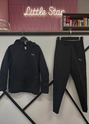 Чорний спортивний костюм puma evostripe