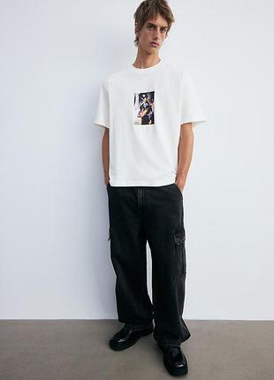 Футболка h&amp;m loose fit 1229321011