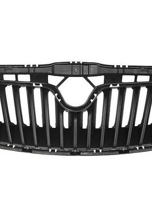 Решетка радиатора skoda octavia a5 2009-2013, черная, с хромированной рамкой, avtm, 186409991