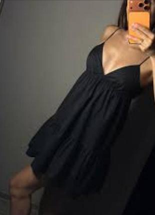 Платье женское летнее оверсайз тоненькое zara