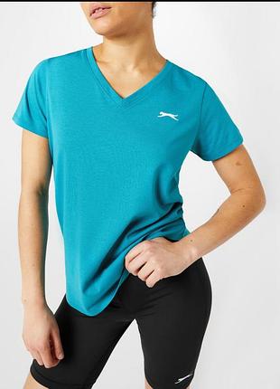 🩵💛 жіноча спортивна  футболка  slazenger 50-52 р