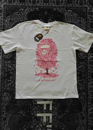 Футболка від бренду bape “sakura” унісекс