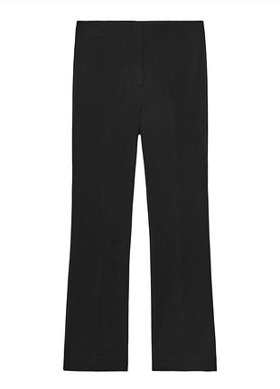 Чорні укорочені штани zara s