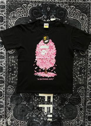 Футболка від бренду bape “sakura” унісекс