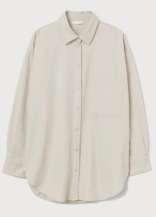 Джинсова оверсайз куртка сорочка h&amp;m