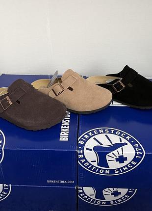 Шльопанці, сабо, клоги birkenstock boston, біркеншток бостон