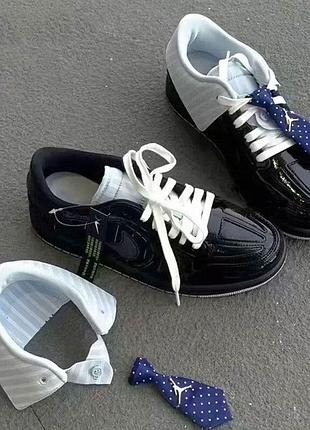 Nike air jordan 1 low method of make "suit & tie" під замовлення