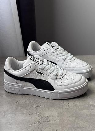 Кросівки з натуральної шкіри puma ca pro classic white/black 380190-03, розмір 43, 28см