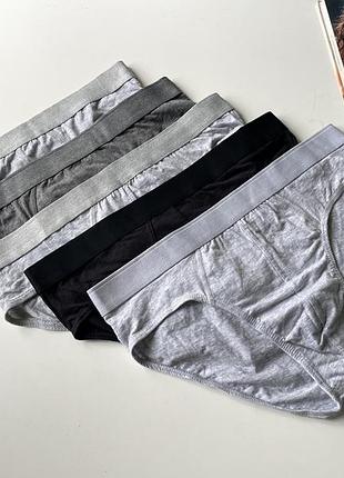 5 шт набір чоловічих сліпів труси з бавовни та модалу primark