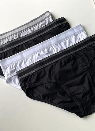 4 шт набір чоловічих сліпів труси з бавовни та модалу primark