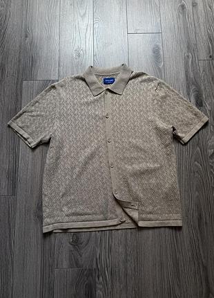 Jack & jones сорочка на короткий рукав вʼязана л