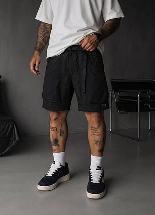 Шорти oakley tech cargo shorts black чорні