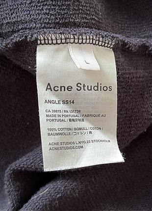 Чорний світшот acne studios 3