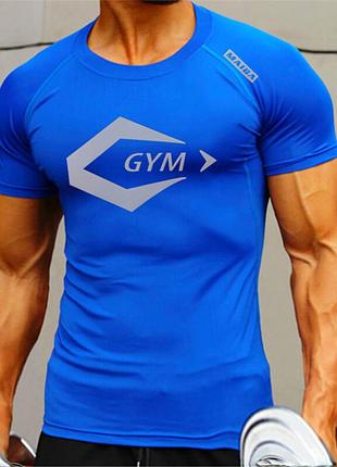 Футболка для бодібілдингу ftx sportwear синього кольору