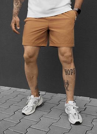 Мужские пляжные шорты staff po ochre с карманами