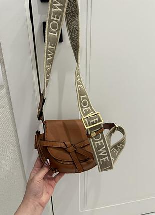 Сумка loewe , маленька сумка , шкіряна сумка