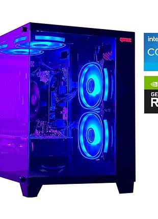Ігровий пк gaming pc tower / intel core i5-11400f (6 (12) ядер по 2.6 - 4.4 ghz) / 16 gb ddr4 / 500 gb ssd / nvidia geforce rtx