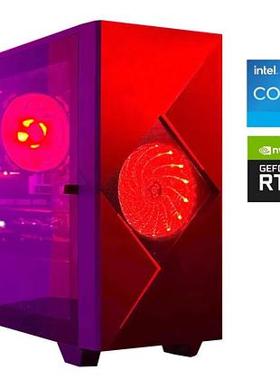 Ігровий пк gaming pc tower / intel core i5-11400f (6 (12) ядер по 2.6 - 4.4 ghz) / 16 gb ddr4 / 500 gb ssd / nvidia geforce rtx