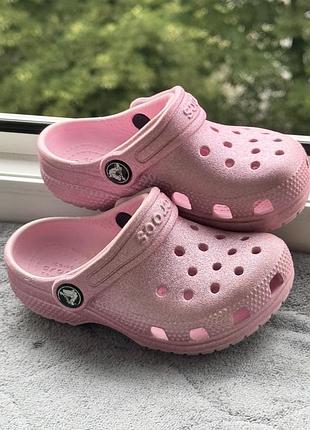 Оригінальні крокси crocs на дівчинку.