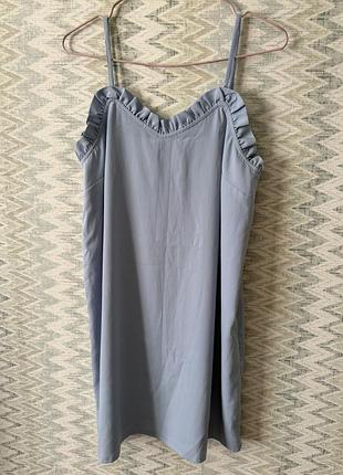 Сукня міні topshop s блакитна