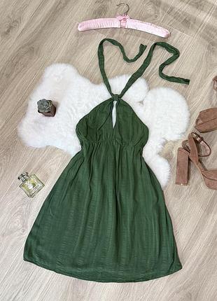 Яскрава літня міні сукня бренду pull&bear 💚 3
