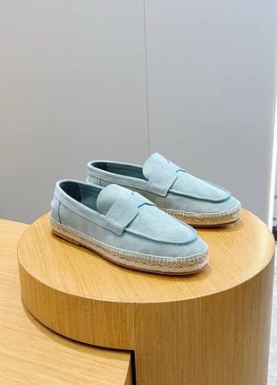 Чоловічі еспадрильї з натуральної замші hermes