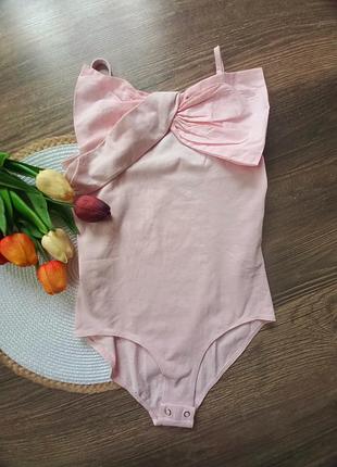 Красивое боди с большим бантом от zara