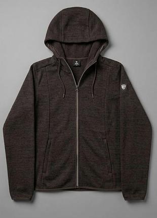 Оригинальная технологичная флисовая кофта kühl ascendyr hoody (размер m) / премиум зепка