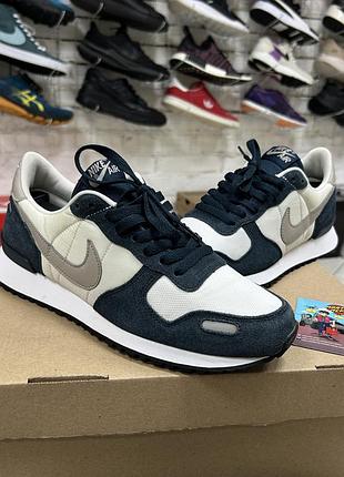 Чоловічі кросівки nike air vortex для бігу тренувань залу легкі сітка сині білі оригінал літні бу 41 р бігові спортивні повсякденні класичні замш