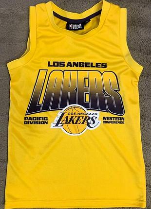 Детская подростковая баскетбольная майка лос-анджелес лейкерс (los angeles lakers) nba