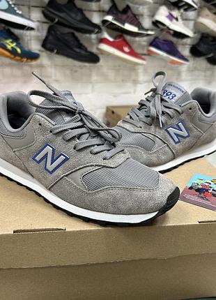 Жіночі кросівки new balance 393 класичні сірі замшеві сітка літні легкі оригінал повсякденні бу 40 р для залу тренувань бігу якісні спортивні