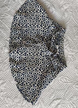 Юбка-шорты zara122см для девочки в цветочек