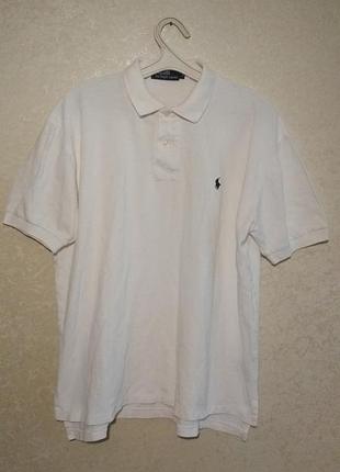 Футболка поло polo ralph lauren (m-l) vintage рідкісна оригінал