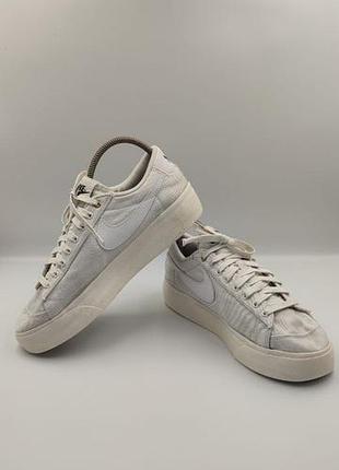👟 nike blazer low platform canvas - оригинальные текстильные кеды на платформе 39 размер