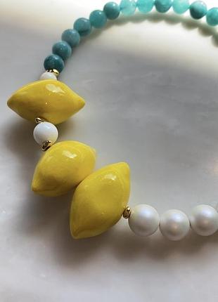 Чокер з лимонами 🍋