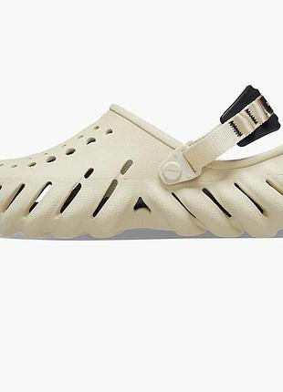 Сандалі чоловічі crocs echo clog beige 207937-2yj