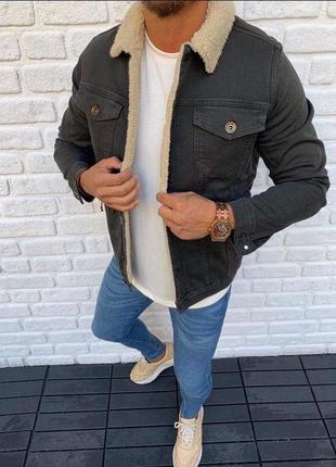 Джинсовки с мехом мужские