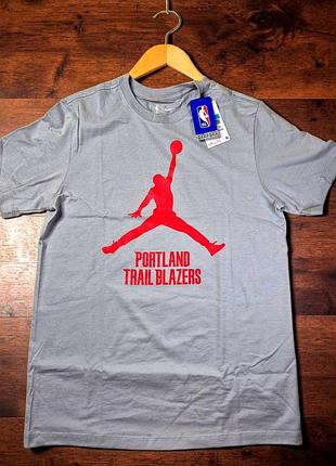 Мужская футболка nike portland trail blazers essential(оригинал)размеры м и l