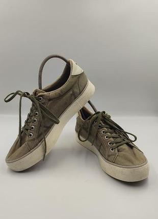 👟 napapijri washed canvas platform - оригинальные текстильные кеды на платформе 41 размер