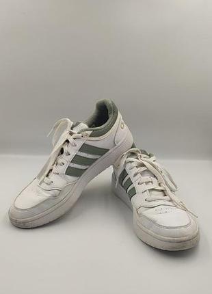 👟 adidas hoops 3.0 low 'silver green' — оригінальні базові шкіряні кеди розмір 41-42