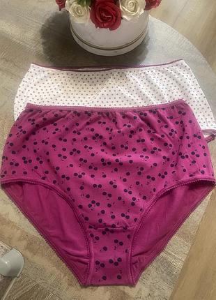 Якцсний набір трусиків з 2 шт marks &spencer 16 розмір