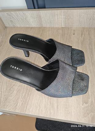 Босоніжки блискучі транс 43-44 р