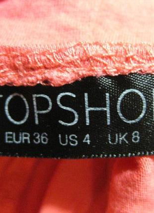 Короткое пляжное платье туника приталенное на резинке topshop тм0818 маленький размер8 фото