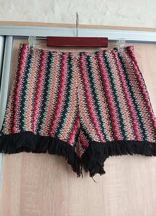 Шорты женские с бахрамой