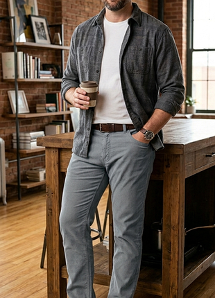 Брюки з бавовни massimo dutti 36 розмір