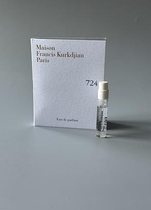 Maison francis kurkdjian paris пробник аромат 724 2мл