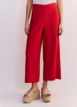 Стильні брюки-кюлоти m&s uk18 eur46
