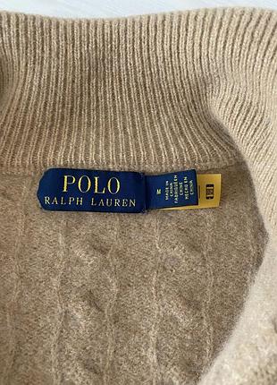 Polo ralph lauren кофта на блискавці / half zip беж оригінал 4