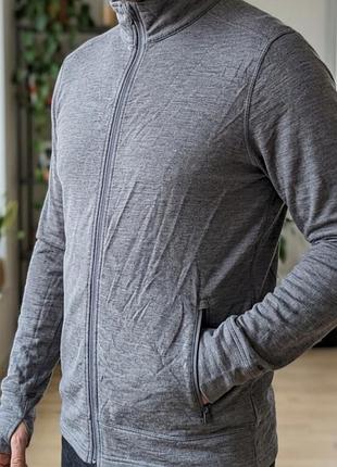 Мужская кофта zip long sleeve inoc merino мериноса