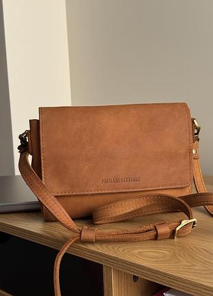 Сумка крос боді portland leather натуральна шкіра